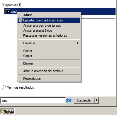 cmd administrador